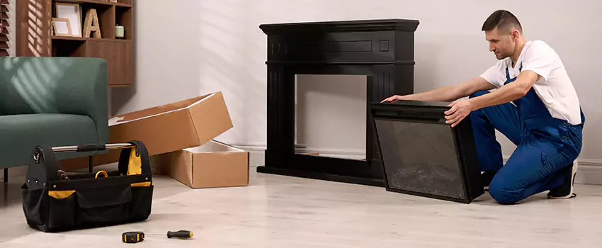 Old Rusted Metal Fireplace Repair And Replacement in Granite Bay, CA