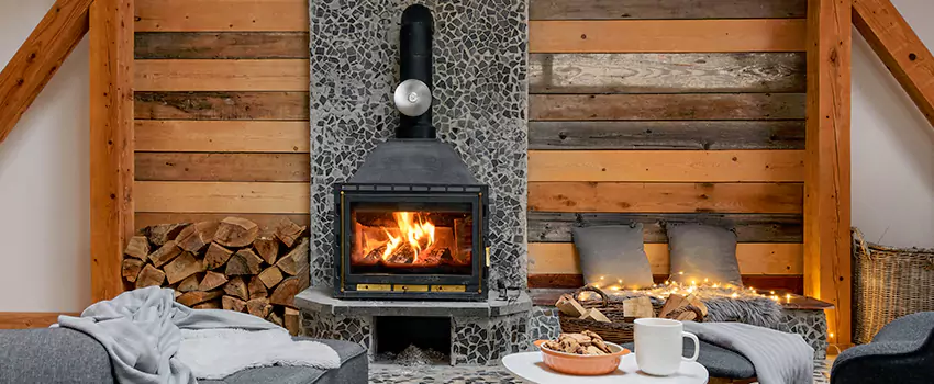 Thelin Hearth Products Direct Vent Gas Stove Fireplace Inspection in Granite Bay, California